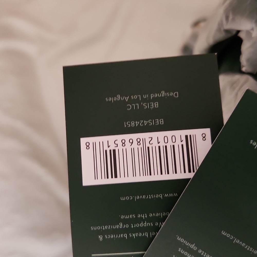 NWT Beis Wicked Backpack In Wicked Green - Picture 6 of 6